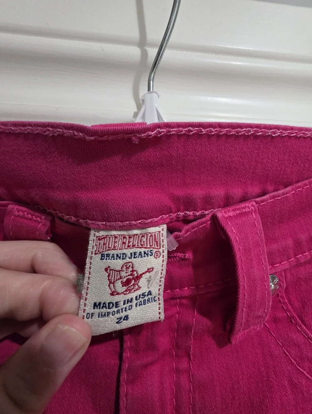 True Religion Pink Skinny Jeans - Picture 3 of 4